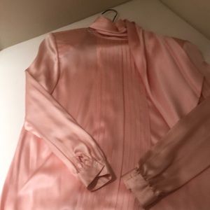 GUCCI 100% silk blouse with attached scarf